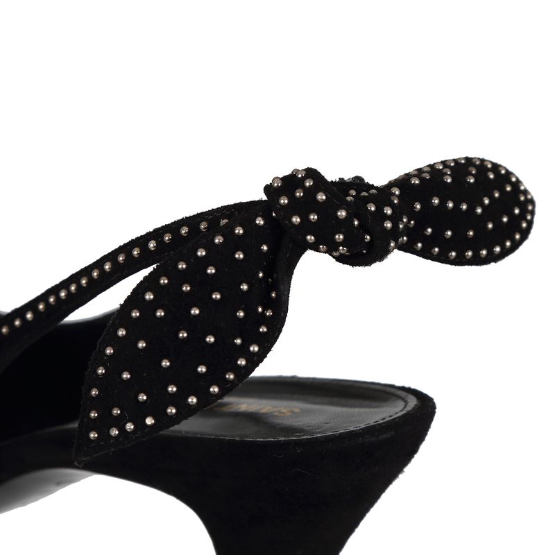 Scarpin-Saint-Laurent-Couro-e-Camurca-Preto