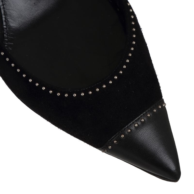 Scarpin-Saint-Laurent-Couro-e-Camurca-Preto