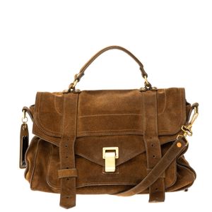 Bolsa Proenza Schouler PS1 Camurça Caramelo