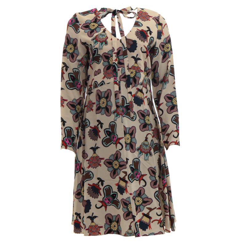 Vestido-Valentino-Garavani-Estampado-Creme