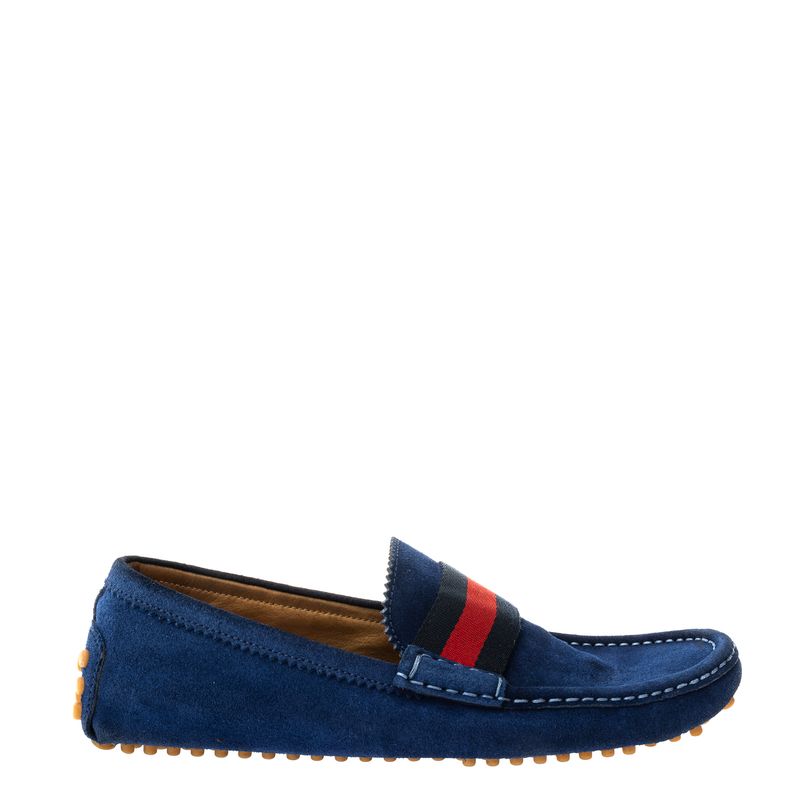 Mocassim-Gucci-Faixa-Web-Camurca-Azul