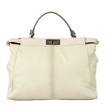 Bolsa-Fendi-Peekaboo-Couro-Creme