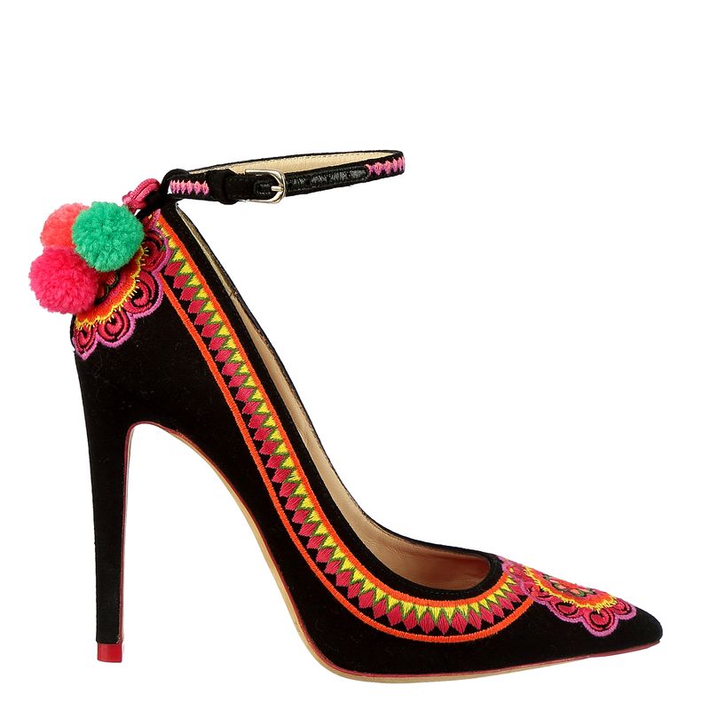 Scarpin-Bordado-Colorido-e-Pom-Pom