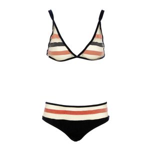 Bikini Adriana Degreas Veludo Rosa e Azul