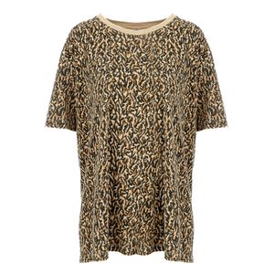 Blusa Saint Laurent Algodão Animal Print