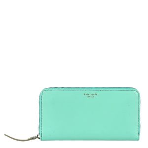 Carteira Kate Spade Couro Verde Água