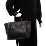 Bolsa-Prada-Tote-Couro-Marrom