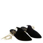 Mule-Chanel-Veludo-Preto-e-Amarracao