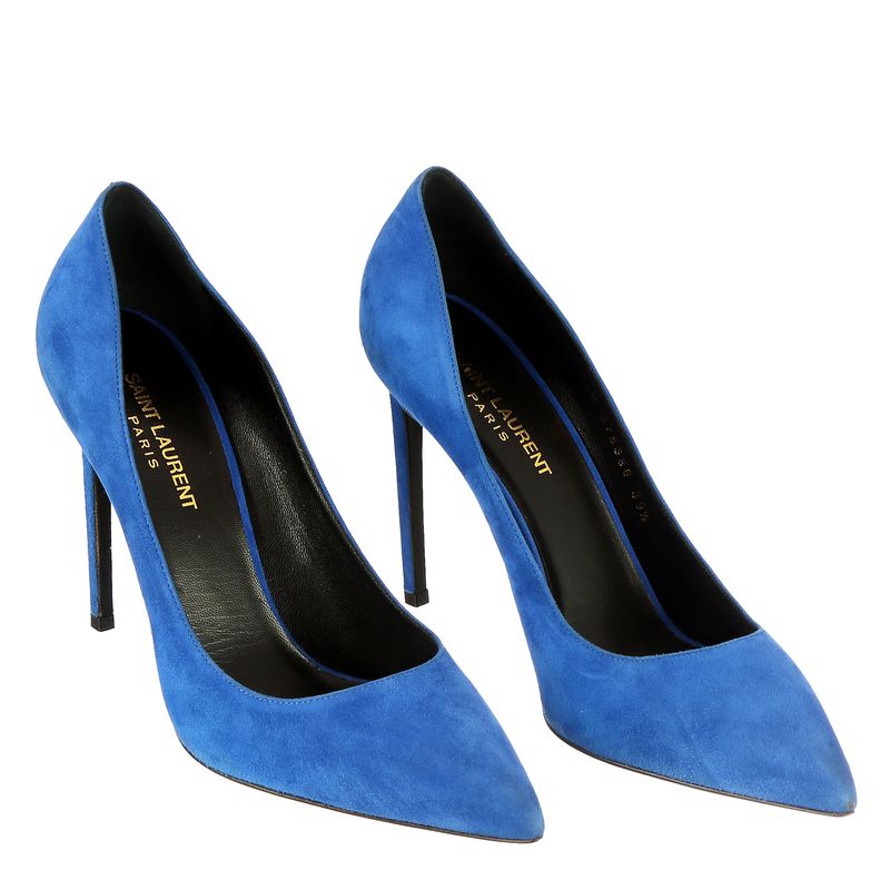 Scarpin-Saint-Laurent-Camurca-Azul