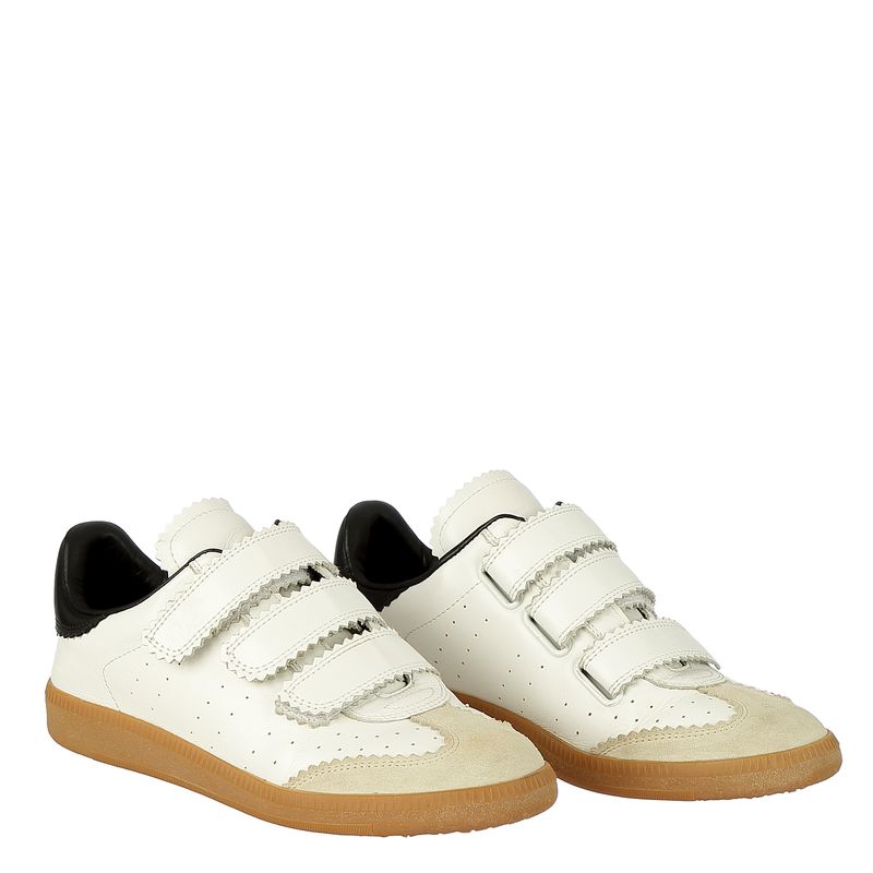 Tenis-Isabel-Marant-Perfurado-Branco-e-Preto