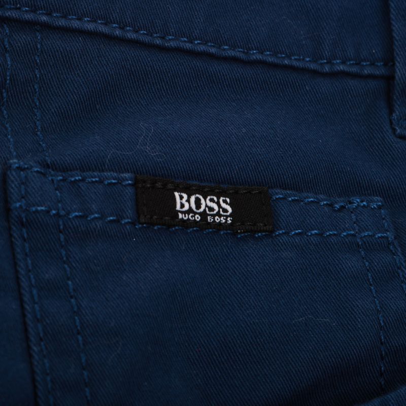 Calca-Hugo-Boss-Infantil-Jeans-Azul