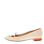 Sapatilha-Charlotte-Olympia-Linho-Creme