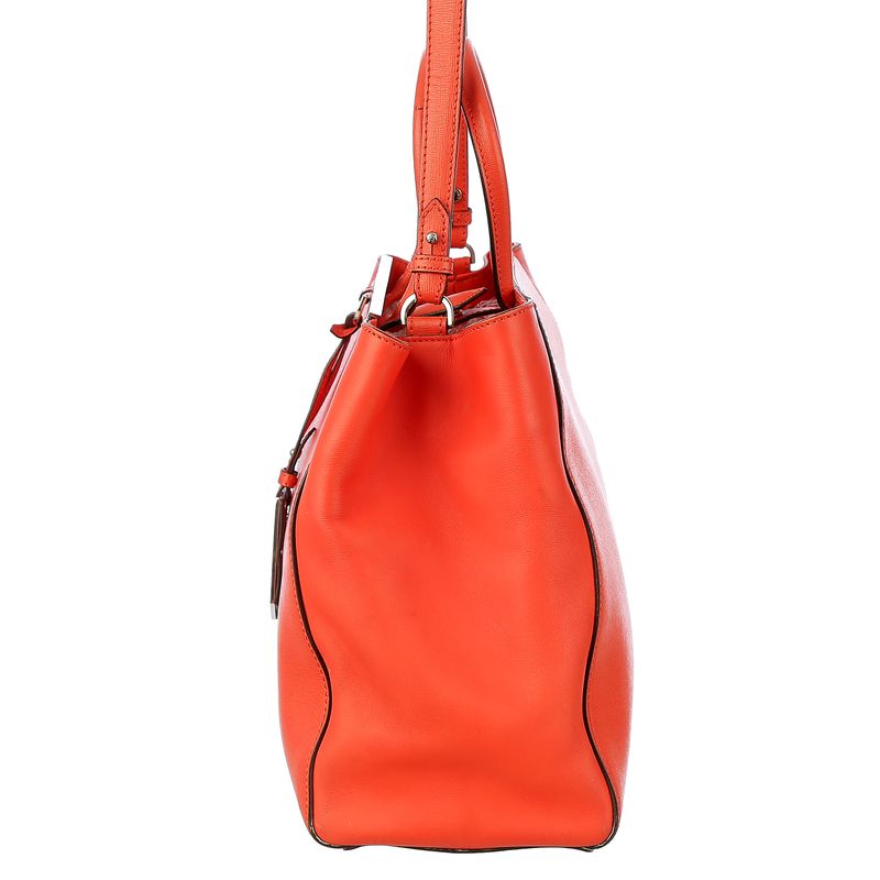 Bolsa-Fendi-2Jours-Couro-Saffiano-Laranja