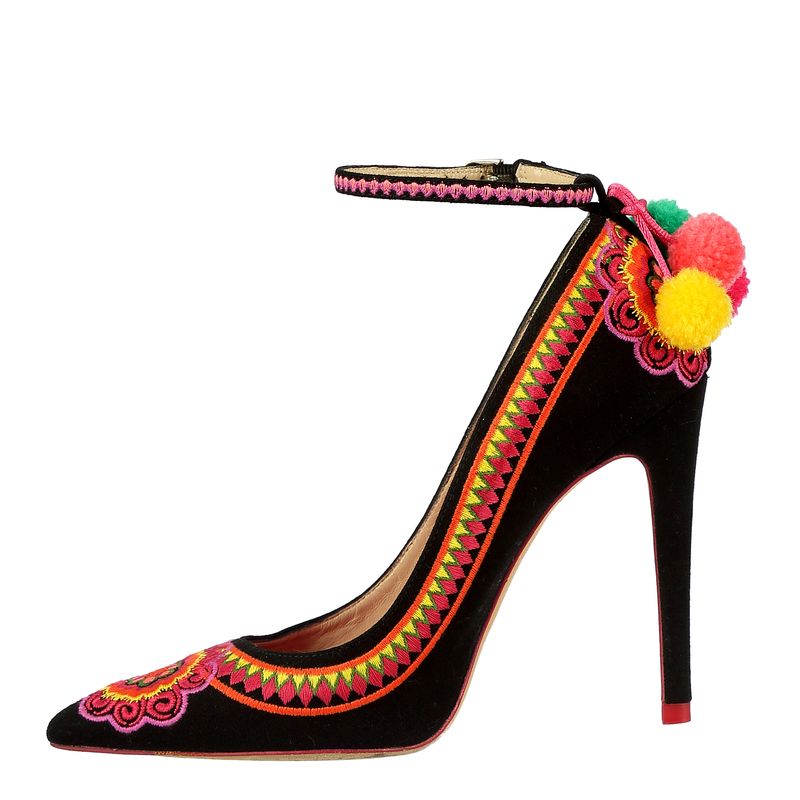 Scarpin-Bordado-Colorido-e-Pom-Pom