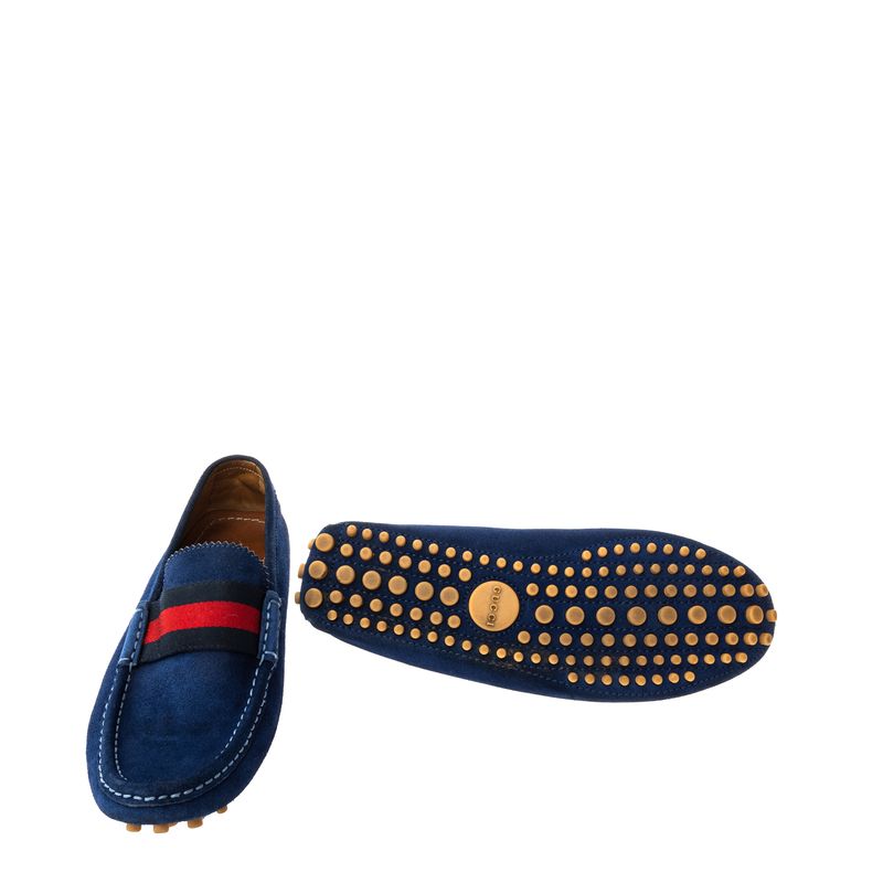 Mocassim-Gucci-Faixa-Web-Camurca-Azul