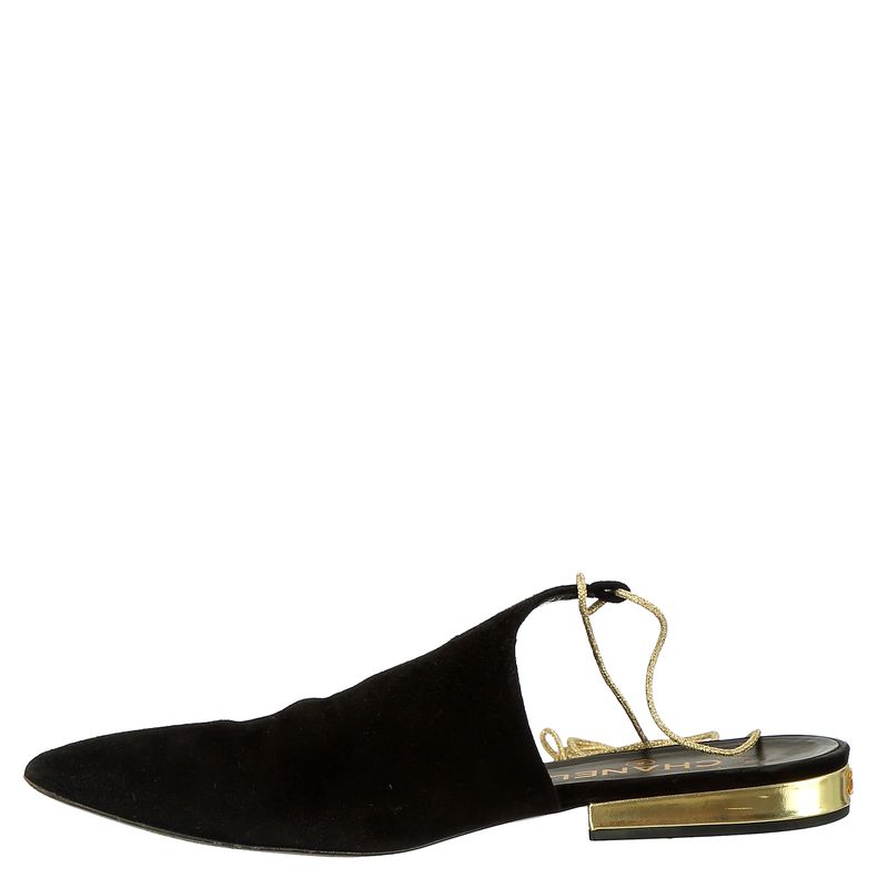 Mule-Chanel-Veludo-Preto-e-Amarracao