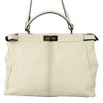 Bolsa-Fendi-Peekaboo-Couro-Creme