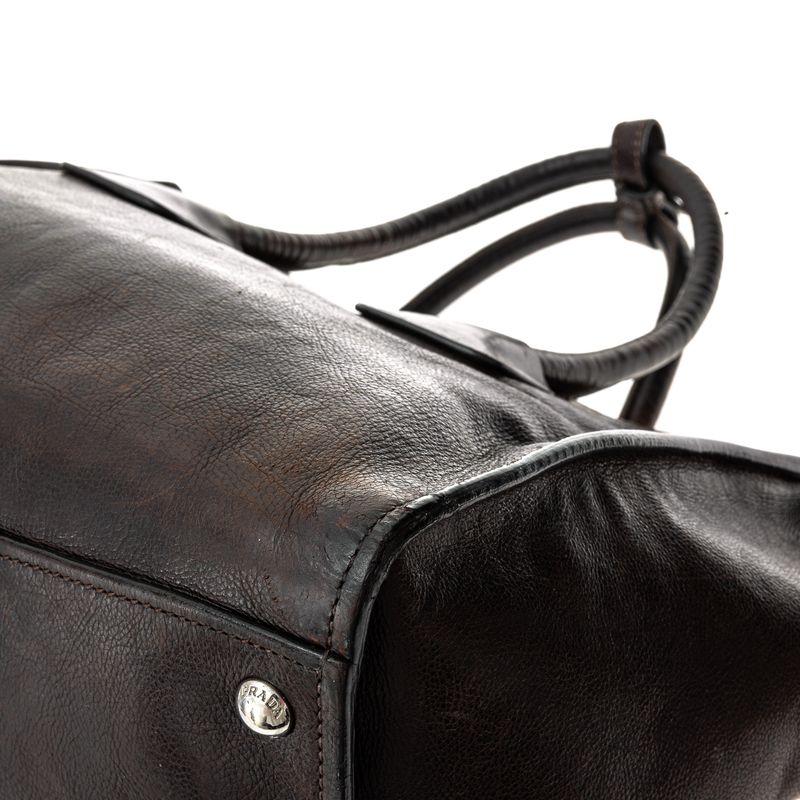 Bolsa-Prada-Tote-Couro-Marrom