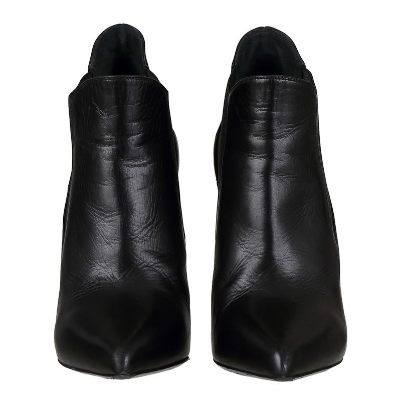 Ankle-Boot-Saint-Laurent-Couro-Preto