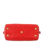 Bolsa-Saint-Laurent-Duffle-Baby-Couro-Vermelho