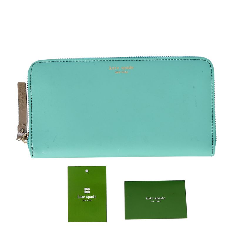 Carteira-Kate-Spade-Couro-Verde-Agua