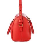 Bolsa-Saint-Laurent-Duffle-Baby-Couro-Vermelho