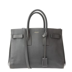 Bolsa Saint Laurent Sac de Jour Cinza