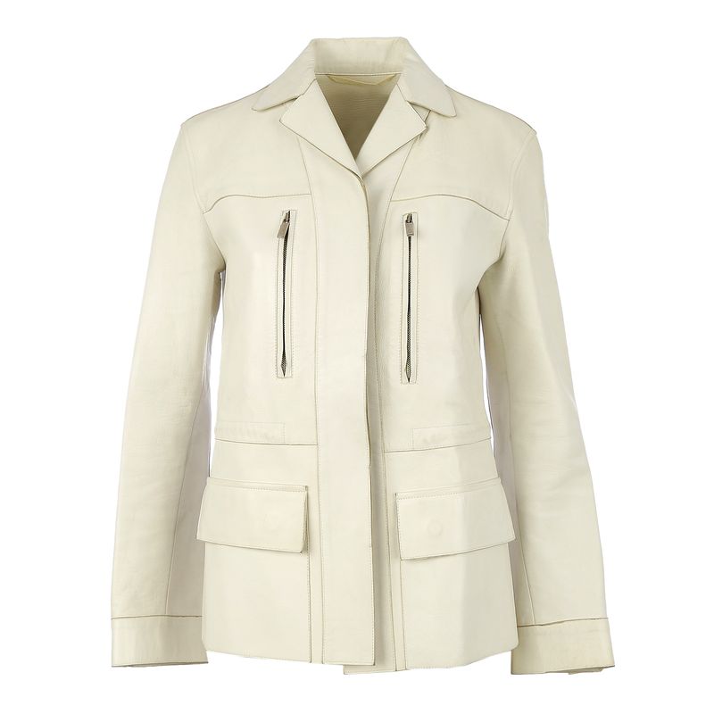 Jaqueta-Gucci-Couro-Branco