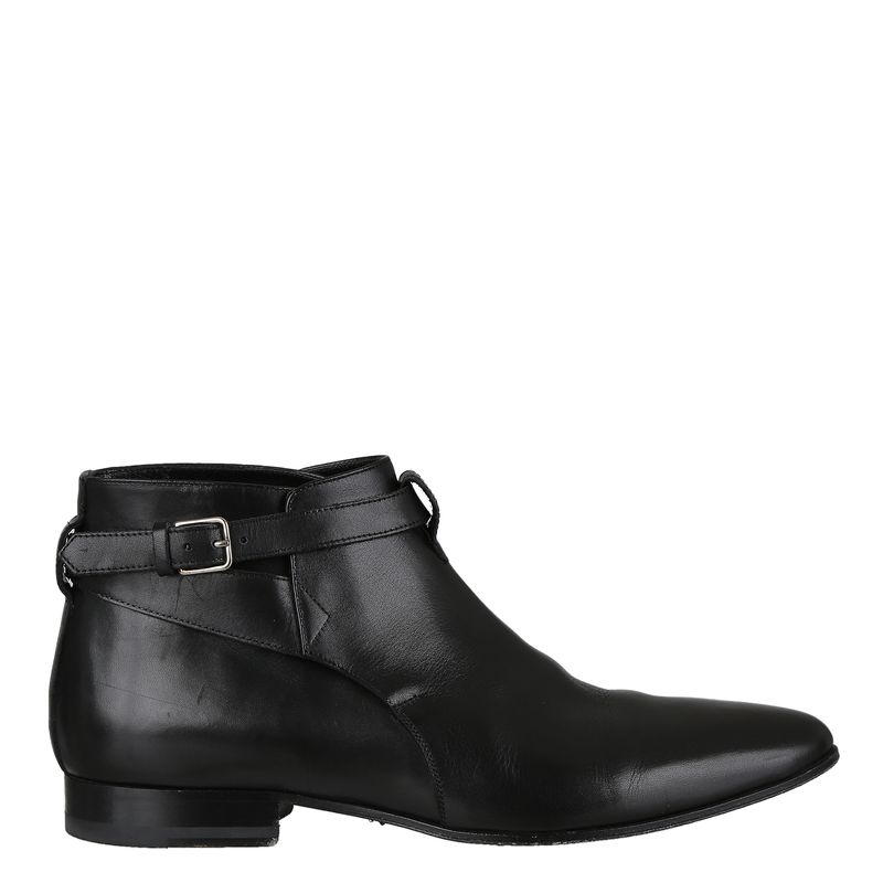 Bota-Saint-Laurent-Couro-Preto