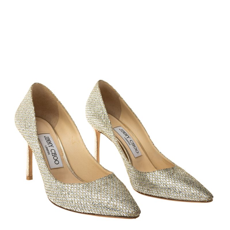Scarpin-Jimmy-Choo-Glitter-Prateado