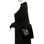 Bolsa-Saint-Laurent-Veludo-e-Couro-Preto