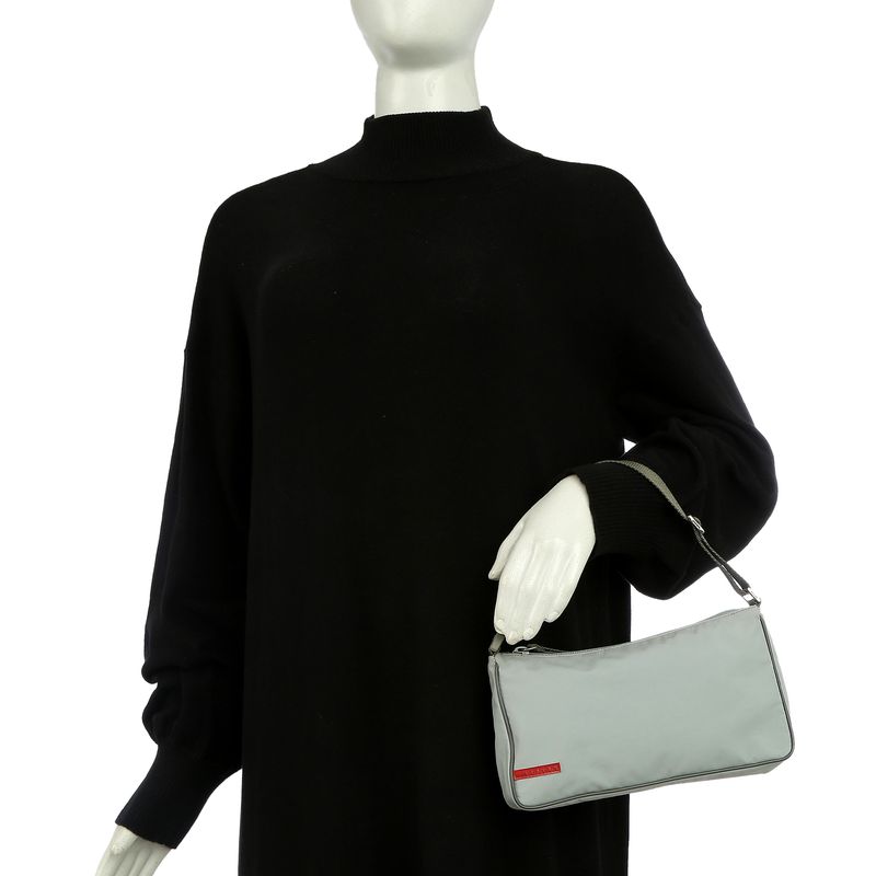 Bolsa-Prada-Nylon-Cinza