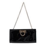 Bolsa-Salvatore-Ferragamo-Verniz-Preto