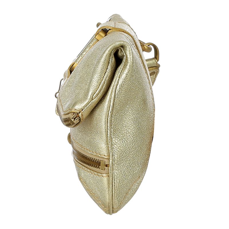 Clutch-Jimmy-Choo-Couro-Dourado