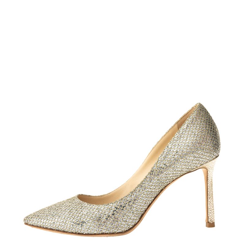 Scarpin-Jimmy-Choo-Glitter-Prateado