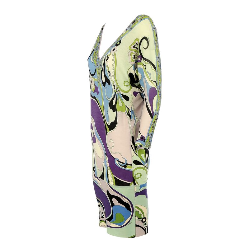 Vestido-Emilio-Pucci-Verde-e-Roxo