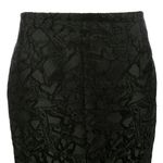 Saia-Balenciaga-Seda-e-La-Verde-Escuro