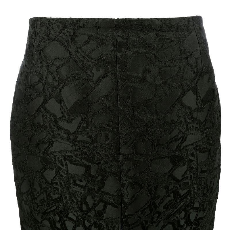 Saia-Balenciaga-Seda-e-La-Verde-Escuro