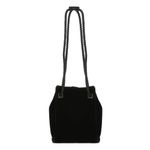 Bolsa-Saint-Laurent-Veludo-e-Couro-Preto