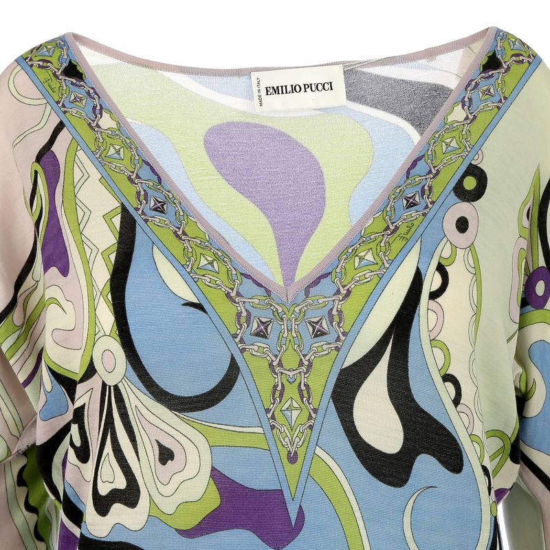 Vestido-Emilio-Pucci-Verde-e-Roxo