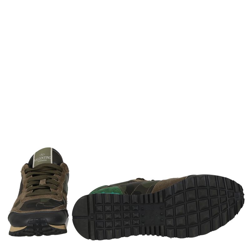 Tenis-Valentino-Rockrunner-Camuflado-Verde