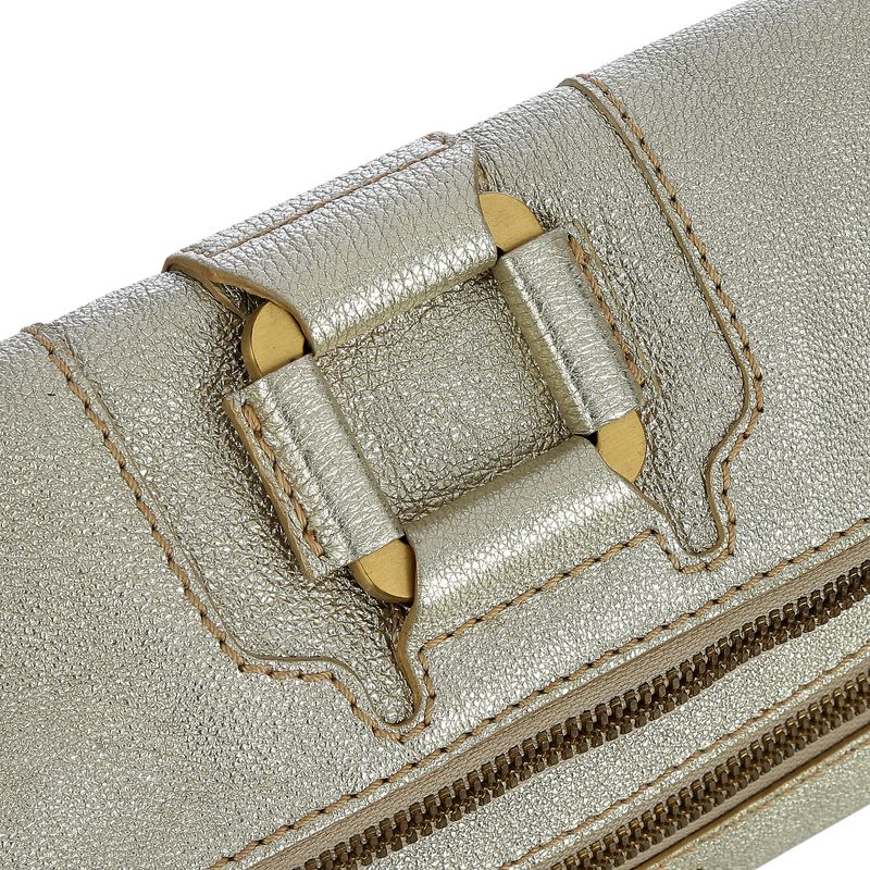 Clutch-Jimmy-Choo-Couro-Dourado