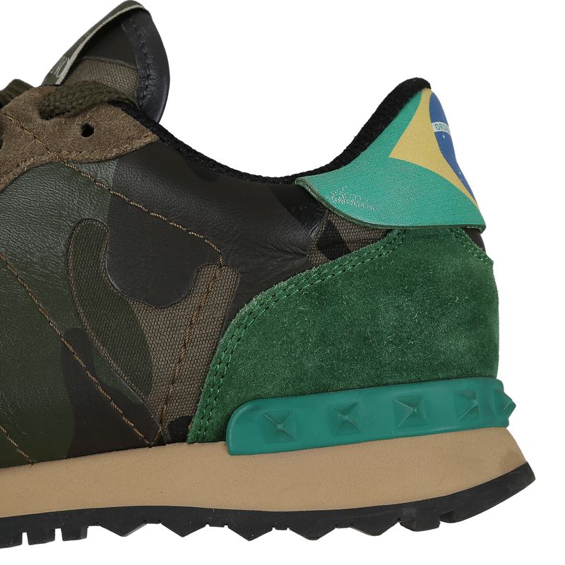 Tenis-Valentino-Rockrunner-Camuflado-Verde