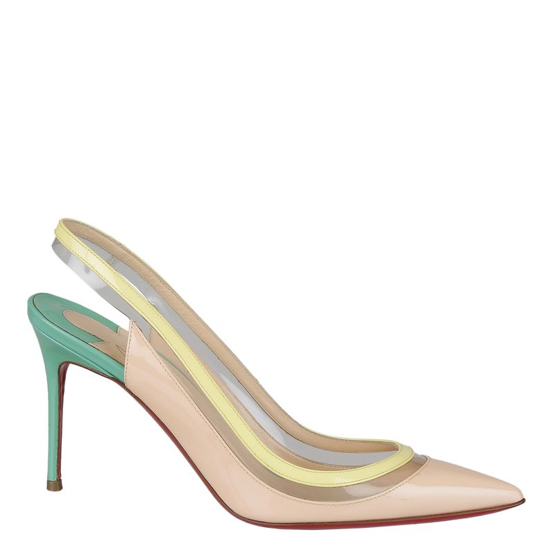 81651-Scarpin-Christian-Louboutin-Verniz-Bege-Amarelo-e-Verde-1