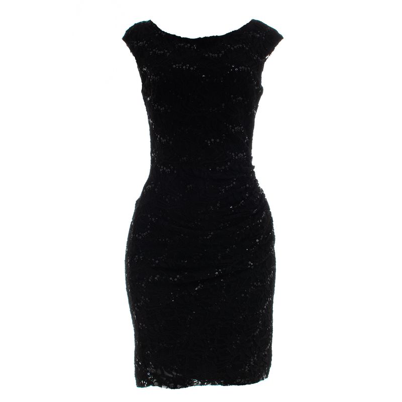 Vestido-Lauren-Ralph-Lauren-Preto-Bordado