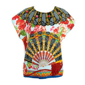 Camiseta Dolce & Gabbana Infantil Estampa Leque