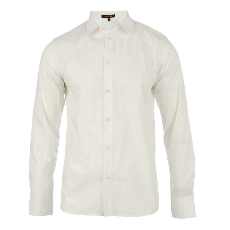 Camisa-Roberto-Cavalli-Algodao-Branco