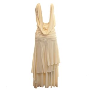 Vestido Priscilla França Longo Creme