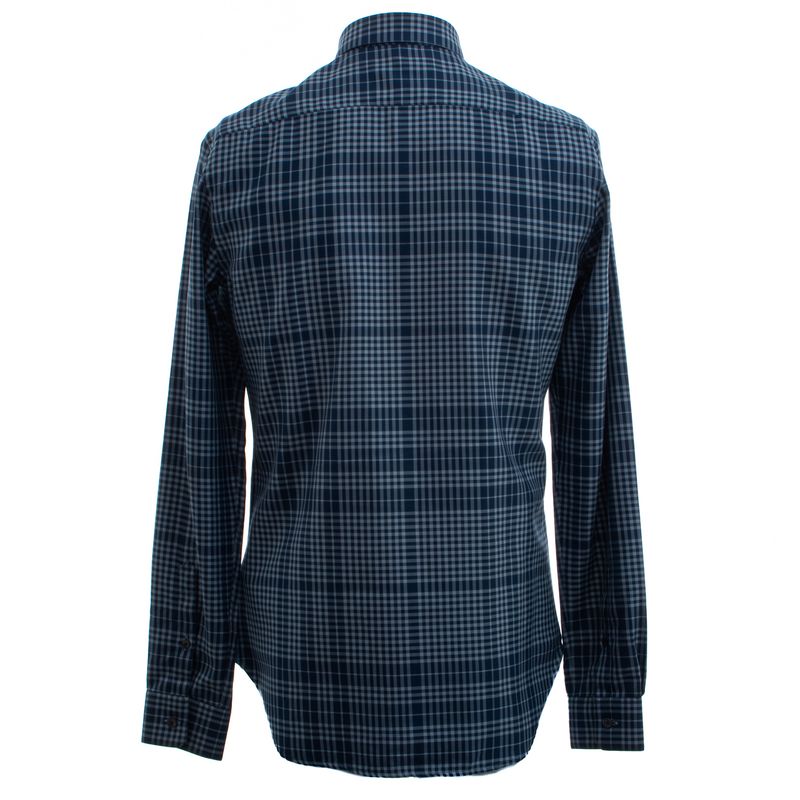 Camisa-Burberry-Quadriculada-Azul