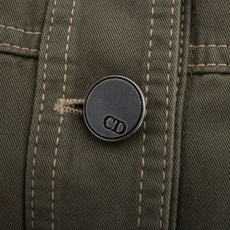 Jaqueta-Christian-Dior-Recortes-Verde
